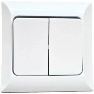 Egonex Atom Komitatörlü 2li Anahtar Priz*12x10