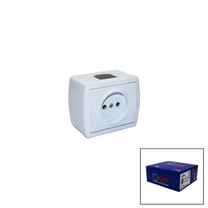 Egonex Atom Sıva Üstü Normal Priz*12x10