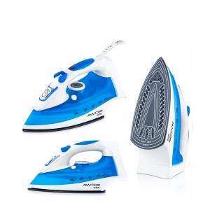 Egonex Awox Active ( Mavi & Beyaz ) Buharlı Ütü ( Seramik Taban & 360° Hareketli Kablo & Buhar Ayarlama) (2600w)*6
