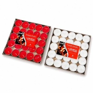 Egonex Barotti Dmr-9734 ( 50pcs ) ( Renkli ) ( Yuvarlak ) Tea Light Mum*40