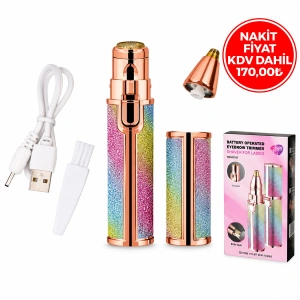 Egonex Battery Operated K-13 Hx-203a-b ( 2ın1 Başlı & Simli & Ruj Model & Usb Şarjlı ) Yanak & Burun Kıl Tüy Alma Makinesi*120                     qwe05