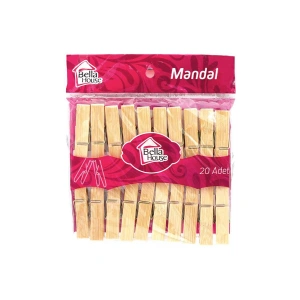 Egonex Bella House K-1046 ( 20pcs ) Ahşap Bambu Mandal*250