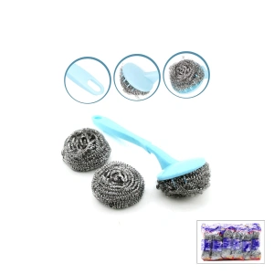 Egonex Bella House K-7392 ( 3+1 ) Bulaşık Top Teli Uzun Saplı*12x25
