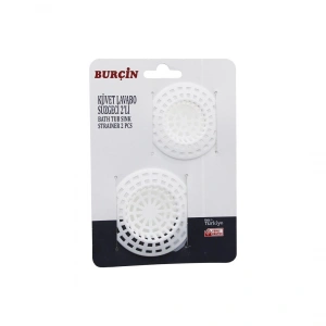 Egonex Burçin ( 2pcs ) Plastik Küvet Lavabo ( Süzgeç )*24x1