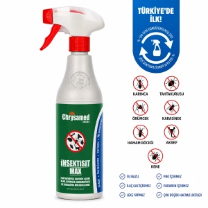 Egonex Chrysamed ( İnsektisit Max ) Sıvı Böcek İlaç Sprey 500ml ( Hamamböcek & Kene & Akrep & Karınca & Tahta Kurusu )*24