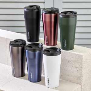 Egonex Cooker Ckr-2049 ( 400ml ) Mug Termos Bardak Renkli ( Paslanmaz Çelik & Kaydırmaz Tpr Taban & Sızdırmaz Kapak)*24