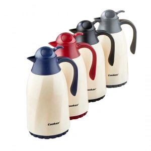Egonex Cooker Ckr-2075 ( 1.3lt ) ( Renkli ) ( Cam Hazneli ) Retro Plastik Termos*12