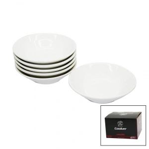Egonex Cooker Ckr-4144 ( 6pcs ) Porselen Çay Tabak*30