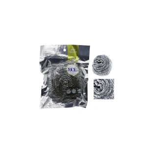 Egonex Ece Lıfe Ec-202 ( 40 Gr ) Endüstriyel Bulaşık Ovma ( Top Teli ) ( %100 Paslanmaz Çelik ) ( Sert Yüzeyler İçin Temizlik Topu )*300