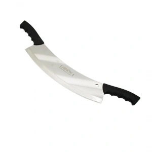 Egonex Erinox Ç-30 ( Çift Saplı ) ( Zırh ) Satır Bıçak ( Dövme Paslanmaz Çelik ) ( Bıçak=34cm ) ( Saplı = 53cm )*50