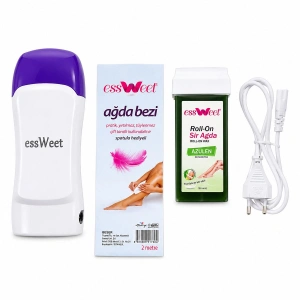 Egonex Essweet Ağda Seti ( Isıtıcı & Roll-on 100ml & Ağda Bezi 2mt )*16