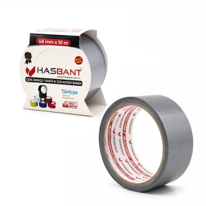 Egonex Hasbant Has-0076 ( Gri ) Tekli Çadır & Tamir Bantı ( 48mmx10m ) ( Bandı )*72