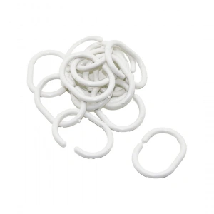 Egonex İbico ( 15 Pcs ) Banyo Perde Düğme Halkası*10x25