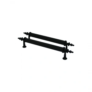 Egonex İbico-915 ( Orta & 13cm ) ( Siyah & Siyah ) Boru Kulp*10x5