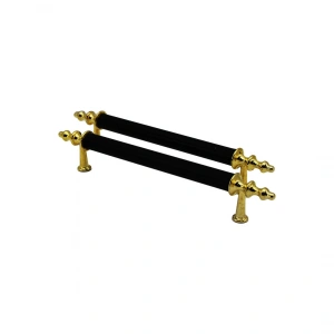 Egonex İbico-916 ( Orta & 13cm ) ( Siyah & Altın ) Boru Kulp*10x5
