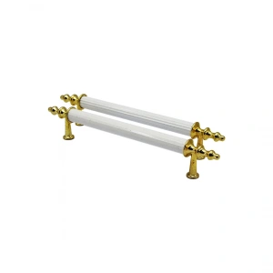 Egonex İbico-921 ( Orta & 13cm ) ( Altın & Beyaz ) Boru Kulp*10x5