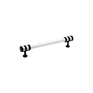Egonex İbico-942 ( 12.8cm ) ( Yüzük Siyah & Kulp Beyaz ) Boru Çekmece Kulp*10x5