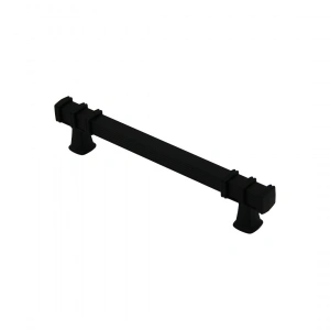 Egonex İbico-962 ( 12.8cm ) ( Yüzük Siyah & Kulp Siyah ) ( Kare ) Çekmece Kulp*10x5