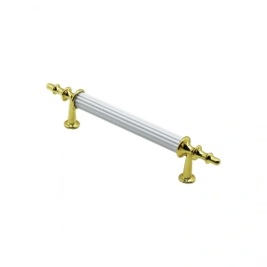 Egonex İbico-972 ( 9.6cm ) ( Beyaz & Altın ) Boru Kulp*10x5