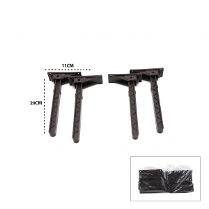 Egonex İbico-979 ( Kahverengi ) Sofra Ayak ( Komple Plastik ) ( 20cm ) ( Aç Kapa )*4x50