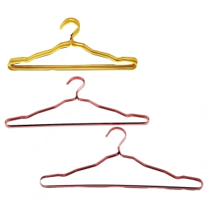 Egonex İbico Dmr-8158 ( 2pcs ) ( Gold & Bronz ) ( Komple Metal ) Elbise Askı*130