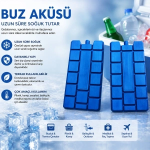 Egonex İbico ( Dolu ) Plastik Buz Aküsü*45=k