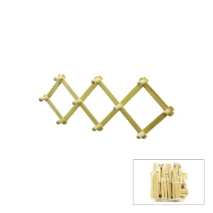 Egonex İbico İ13-101 ( 10 Kollu ) ( Akordiyon ) Ahşap Duvar Askısı*10x10