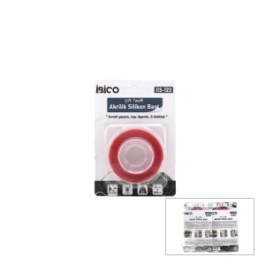Egonex İbico İ13-123 ( 18mmx2mt ) Vhb Akrilik Silikonize Bant ( Çift Taraflı Bant ) ( Bandı )*12x24