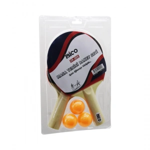 Egonex İbico İ19-005 ( Masa Tenisi ) ( Pinpon ) ( Raket ) Seti ( 2pcs Raket - 3pcs Top )*80