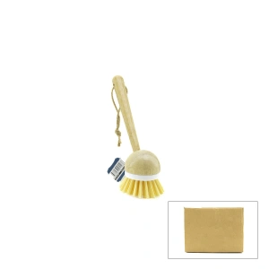 Egonex İbico İ21-127 Bulaşık & Çok Amaçlı Fırça ( Ahşap Saplı ) ( 22cmx5.5cm )*48x3