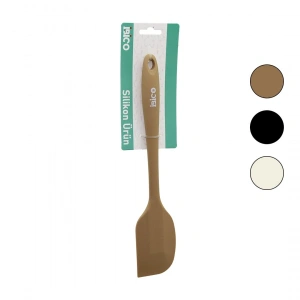 Egonex İbico İ22-032 ( Renkli Silikon ) ( Yan ) Spatula ( Silikon Saplı ) ( 27cm )*12x6