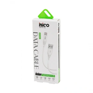 Egonex İbico İb-1002 ( Usb To=( İphone ) ( Kablo ) ( 2.4a ) ( Hızlı ) Telefon Şarj & Data Kablosu=1mt ( 2400ma )*10x1