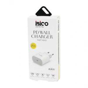 Egonex İbico İb-2100 ( Typc-e ) ( Başlık ) ( 20w ) ( Hızlı ) Telefon Şarj Başlık Ev ( 5v=3.0a & 9.0v-2.22a )*5x20