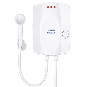 Egonex Jumbo Deluxe ( Beyaz ) ( Elektrikli ) Şofben  ( 7 Emniyetli ) ( Su Isıtmada %35 Tasarruf ) ( 8000w )*4