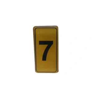 Egonex Kapı Numarası No-7 Silikonlu Yapışkanlı*10x20