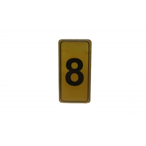 Egonex Kapı Numarası No-8 Silikonlu Yapışkanlı*10x20