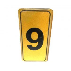 Egonex Kapı Numarası No-9 Silikonlu Yapışkanlı*10x20