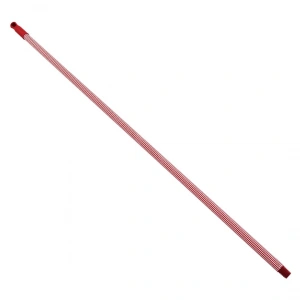 Egonex Kappro ( Kırmızı & Beyaz Çizgili ) ( Metal ) Vileda Vilada Fırça Sapı 120cm*25=k