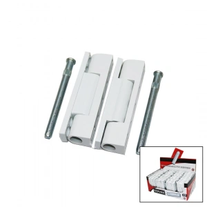 Egonex Kervan ( 2 Pcs & Plastik ) ( Beyaz & 90mm ) Pvc ( Kapı ) Menteşe*44x8