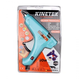 Egonex Kınetex Ktx-2663 ( 60w ) ( Anahtarlı ) ( Sıcak ) ( Kalın Mum ) Silikon Tabancası*42