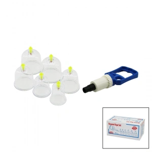 Egonex Krt-1012 ( 6pcs ) Hacamat Kupa Masaj Seti ( Pompa: 1ad + No-7: 2ad & No-6: 2ad & No-5: 1ad & No-4: 1ad ) Mika Kristal Pls.*40