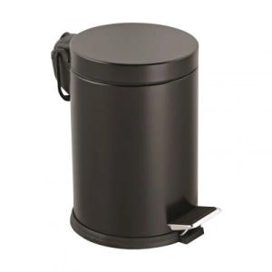 Egonex Lalezar Lzr-815s ( 12lt ) ( Siyah ) Pedallı Metal Çöp Kovası*6