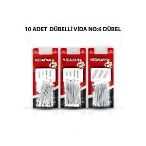 Egonex Medalyan Dl-33 ( 3.5x50 ) ( 10pcs ) Dübelli Vida*12x12