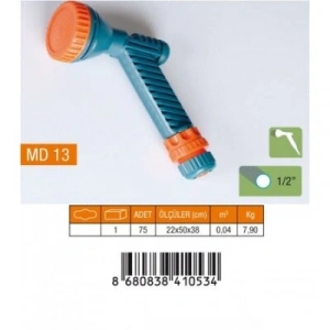Egonex Medalyan Md-13 ( Ayarsız ) Sulama Tabanca Süzek ( 1/2 Lüx Rekor )*10x7.5