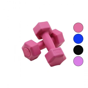 Egonex Mrt Spor ( 1kg ) Plastik Köşeli Dambıl ( 2pcs )*1