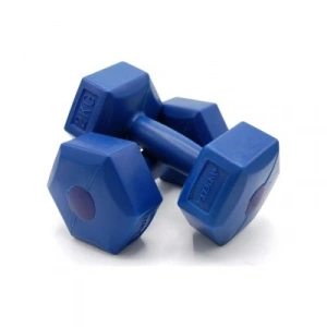 Egonex Mrt Spor ( 2kg ) Plastik Köşeli Dambıl ( 2pcs )*1