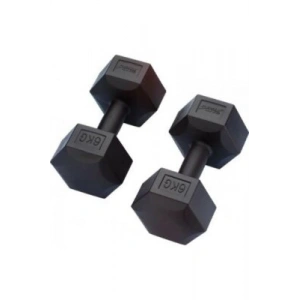 Egonex Mrt Spor ( 6kg ) Plastik Köşeli Dambıl ( 2pcs )*1