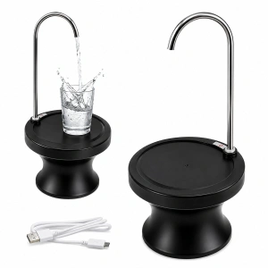 Egonex Nerox Nrx-4337 ( Usb Şarjlı & Otomatik ) Damacana Su Pompası  & Stand ( 360° Başlık )*12