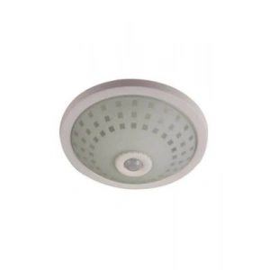 Egonex Nisaluce E-2002 Tavan Armatür ( Camlı  Kafes ) ( 360° Hareket Sensörlü=5mt Algı ) (2 Girişli E27 Ampul Duylu )*12