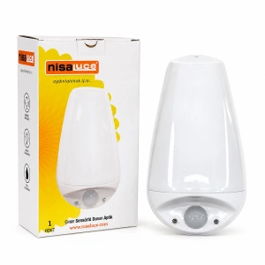 Egonex Nisaluce E2003-2 ( E27 & Ip20 ) ( Soft ) ( 0,4w & 50w ) Çınar Sensörlü Led Aplik Duvar Lambası*24